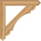 Ekena Millwork Olympic Arts & Crafts Rough Sawn Bracket, Western Red Cedar, 6"W x 46"D x 46"H BKT06X46X46OLY03RWR - alternate 2